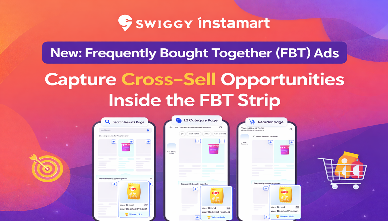 Swiggy Instamart FBT ads