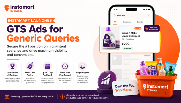 Swiggy Instamart Guaranteed Top Slot