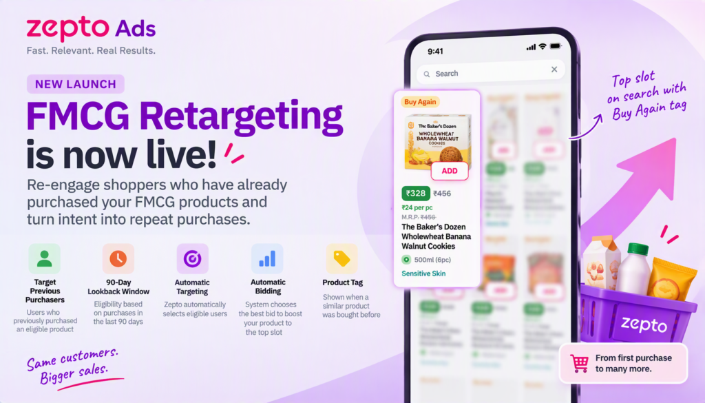 Zepto FMCG Retargeting Blog